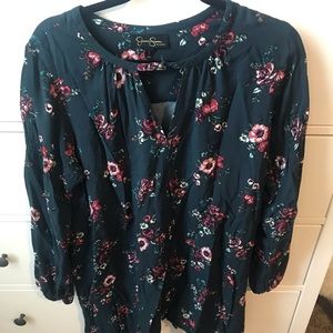 Jessica Simpson Maternity Floral Shirt/Dress